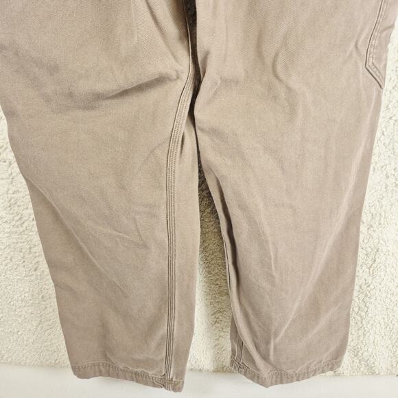 Duluth Trading Co Cargo Pants Mens 42x34 Khaki Relaxed Fit Work Utility Pockets - Picture 13 of 14